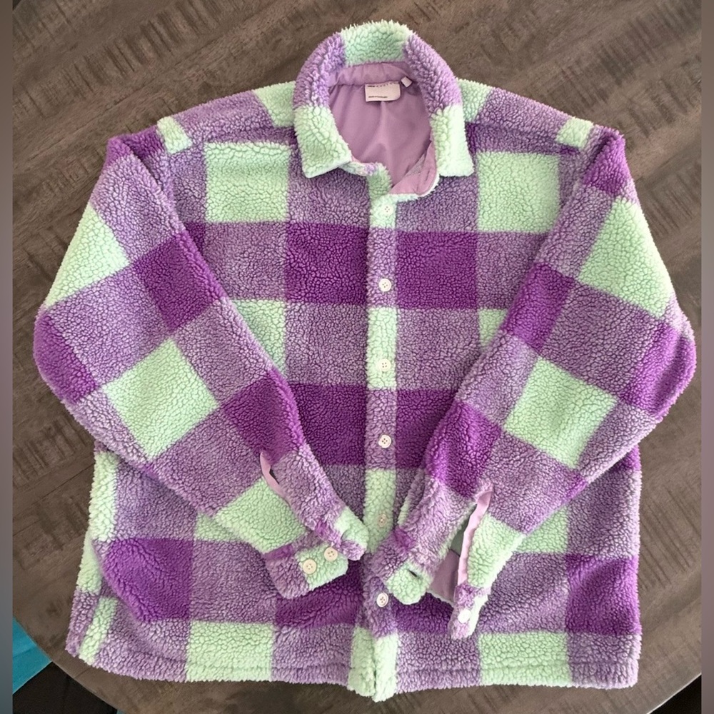 Purple and Green Performance Jacket - image 1
